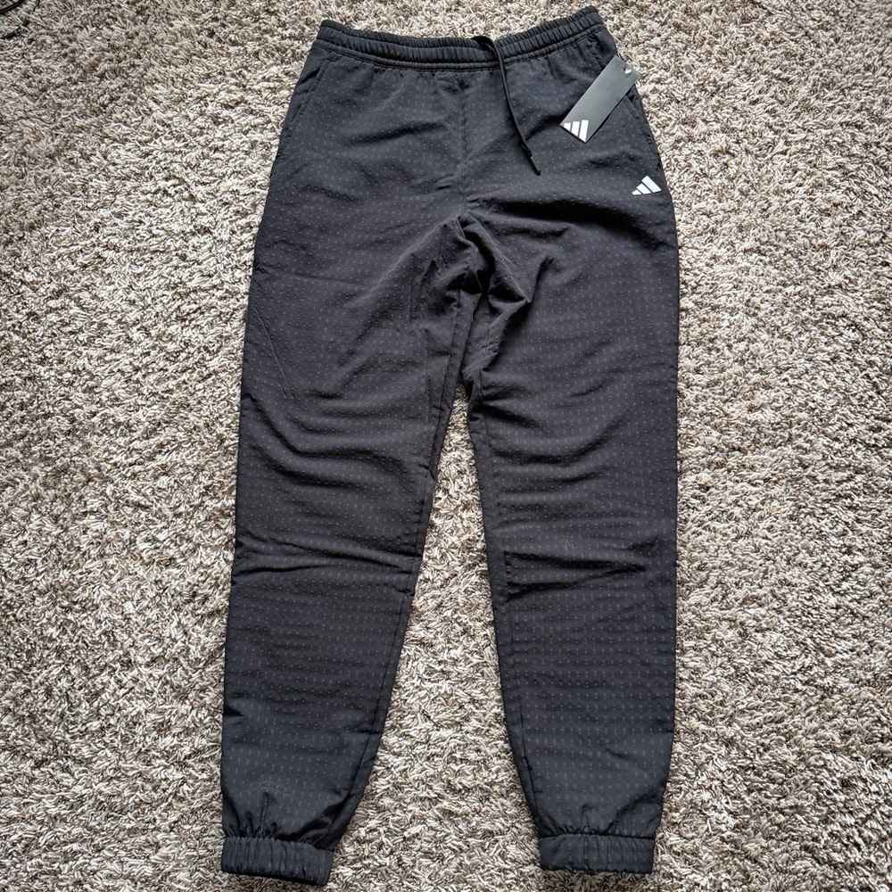 Adidas Mens Black Wind Pant Sweatpants Size Small NWT